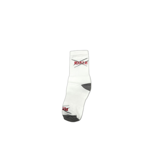 RED WORD LOGO SOCKS